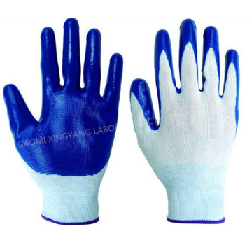 Guante de Natrile, protección del trabajo, guantes del trabajo de la seguridad (N7005)